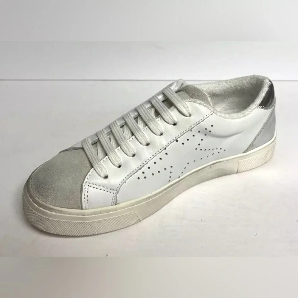 Steve Madden Womens Rezume Sneaker White 9.5 M
